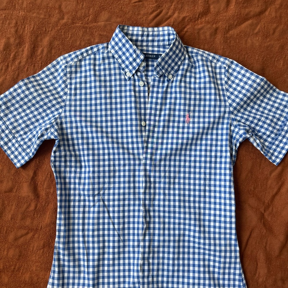 Ralph Lauren Short Sleeve Checkered Shirt